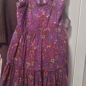Purple Floral women’s dress